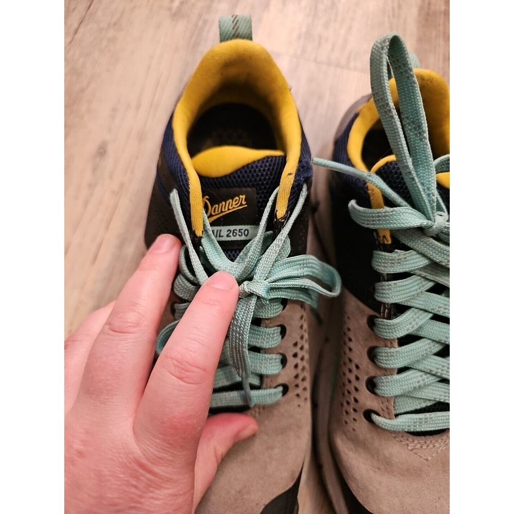 Danner Womens Trail 2650 Hiking Shoes Womens Size 5 Gray Blue Yellow - Picture 2 of 5